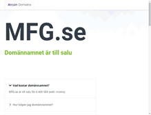 Tablet Screenshot of mfg.se